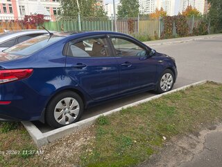 2015 Kia Rio III Рестайлинг, синий, 1300000 рублей, вид 2