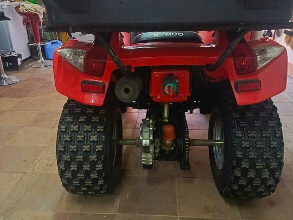 2010 Arctic Cat 300 Series, красный - вид 5
