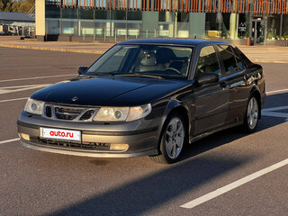 2003 Saab 9-5 I Рестайлинг, синий, 320000 рублей, вид 4