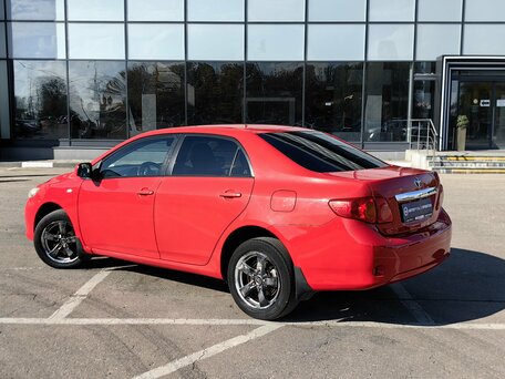 2008 Toyota Corolla AMT X (E140, E150), красный, 579000 рублей, вид 2