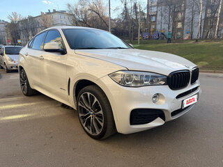 2017 BMW X6 40d II (F16), белый, 3400000 рублей, вид 1
