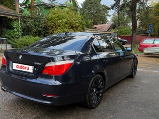 2008 BMW 5 серии 525i V (E60/E61) Рестайлинг, синий, 1210000 рублей, вид 5