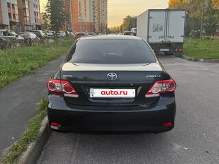 2011 Toyota Corolla X (E140, E150) Рестайлинг, чёрный, 1150000 рублей, вид 3