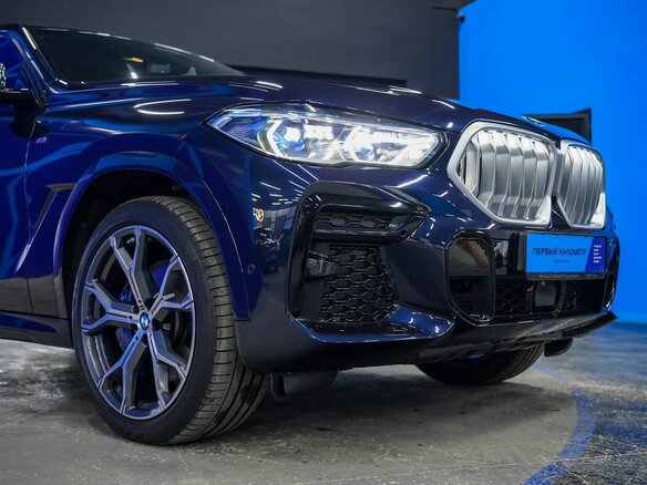 2021 BMW X6 30d III (G06), синий - вид 15