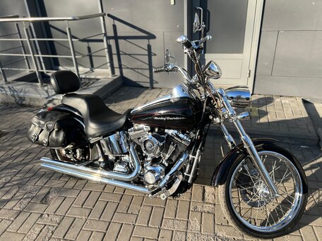 2002 Harley-Davidson Softail Deuce, чёрный, 600000 рублей, вид 1