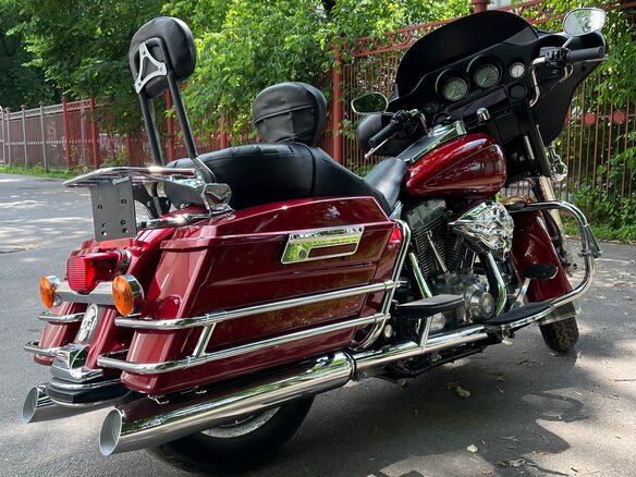 2007 Harley-Davidson Electra Glide, красный, 635000 рублей - вид 3