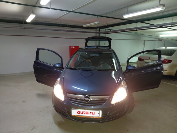 2010 Opel Corsa D Рестайлинг I, синий, 890000 рублей - вид 1