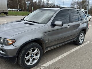 2005 BMW X5 3.0i I (E53) Рестайлинг, серый, 900000 рублей, вид 3