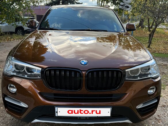 2018 BMW X4 20i I (F26), коричневый - вид 3