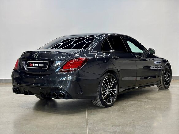 2020 Mercedes-Benz C-Класс AMG 43 AMG IV (W205) Рестайлинг, серый, 3990000 рублей - вид 4