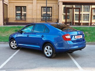 2017 Skoda Rapid I Рестайлинг, синий, 1075000 рублей, вид 3
