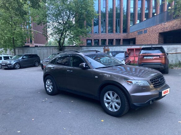 2008 Infiniti FX FX35 I (S50) Рестайлинг, коричневый - вид 1