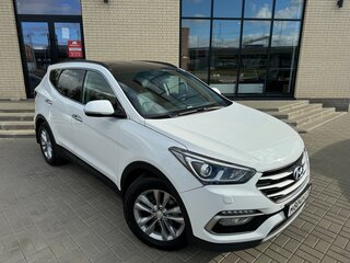 2017 Hyundai Santa Fe III Рестайлинг, белый, 2150000 рублей, вид 3