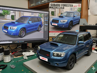 2007 Subaru Forester II Рестайлинг, синий, 1000000 рублей, вид 1