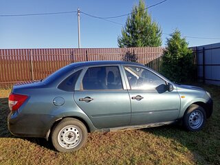 2014 Lada (ВАЗ) Granta I, серый, 325000 рублей, вид 2