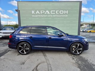 2019 Audi Q7 II (4M), синий, 3980000 рублей, вид 4