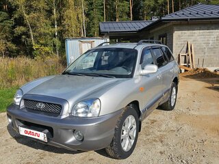 2004 Hyundai Santa Fe I, серебристый, 640000 рублей, вид 1