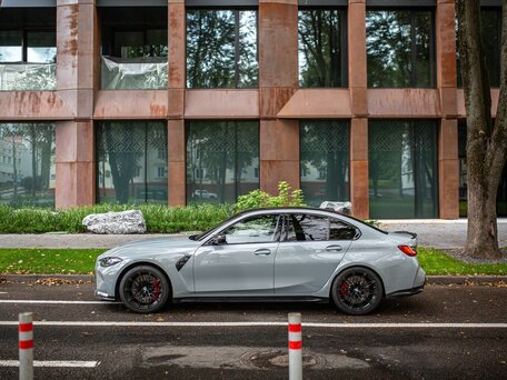 2022 BMW M3 Competition Package VI (G80), серый, 7900000 рублей, вид 4