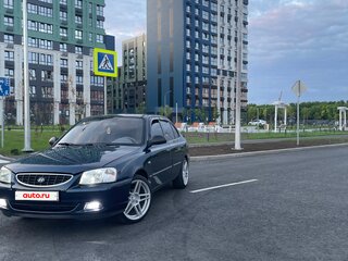 2008 Hyundai Accent ТагАЗ II, синий, 575000 рублей, вид 1