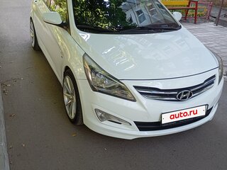 2014 Hyundai Solaris I Рестайлинг, белый, 970000 рублей, вид 1