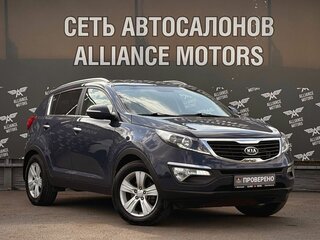2010 Kia Sportage III, синий, 1060000 рублей, вид 1