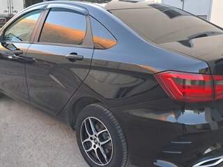 2021 Lada (ВАЗ) Vesta I, чёрный, 1200000 рублей, вид 4