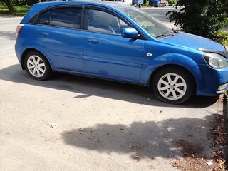 2010 Kia Rio II Рестайлинг, синий, 500000 рублей, вид 4