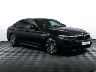 2018 BMW 5 серии 530i xDrive VII (G30/G31/G38), чёрный, 3490000 рублей, вид 3
