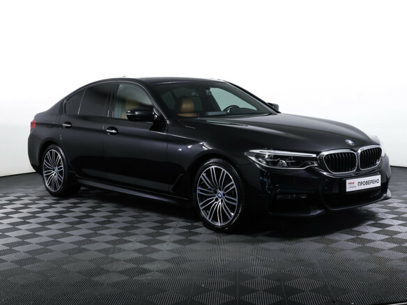 2018 BMW 5 серии 530i xDrive VII (G30/G31/G38), чёрный - вид 2