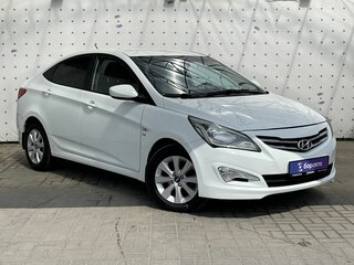 2016 Hyundai Solaris I Рестайлинг, белый, 1170000 рублей, вид 3