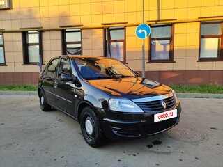 2013 Renault Logan I Рестайлинг, чёрный, 260000 рублей, вид 1