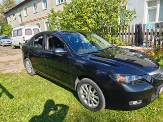 2007 Mazda 3 I (BK) Рестайлинг, чёрный, 550000 рублей, вид 4
