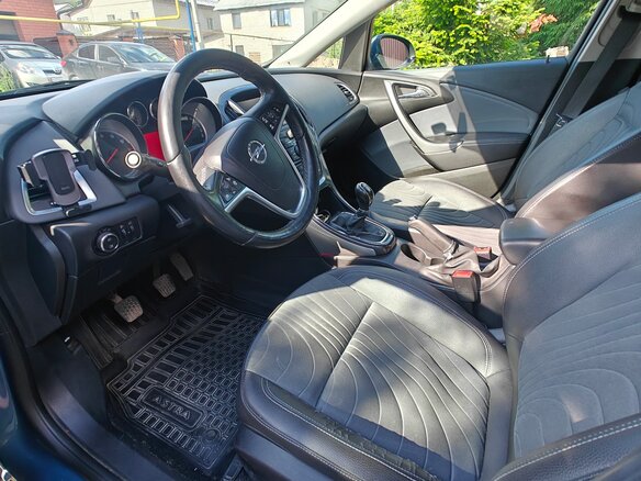 2013 Opel Astra J Рестайлинг, синий - вид 11