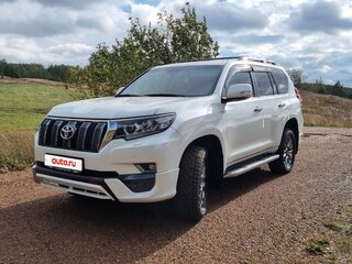 2019 Toyota Land Cruiser Prado 150 Series Рестайлинг 2, белый, 6500000 рублей, вид 1