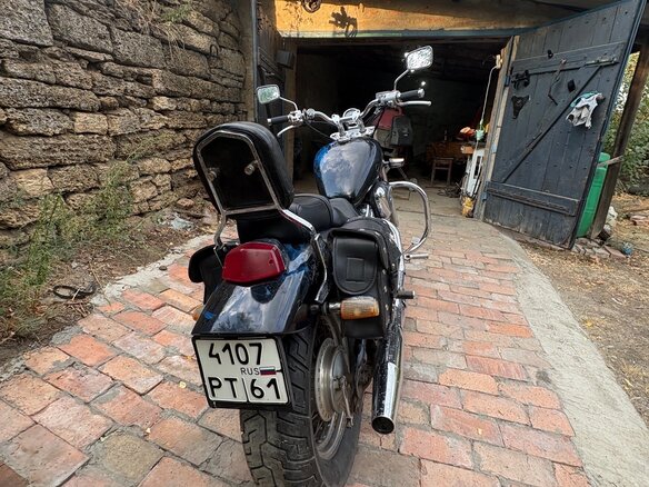 1996 Honda Steed 400, чёрный, 250000 рублей - вид 4