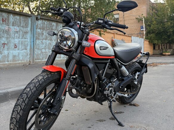 2020 Ducati Scrambler 800, оранжевый, 780000 рублей