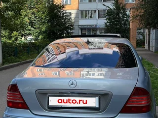 1999 Mercedes-Benz S-Класс 500 IV (W220), голубой, 630000 рублей, вид 4
