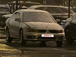 2002 Mitsubishi Galant VIII Рестайлинг, серебристый, 330000 рублей, вид 2