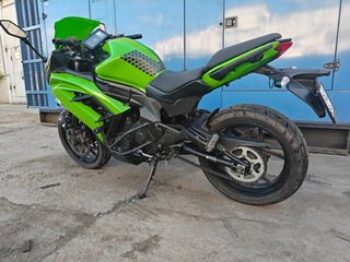 2014 Kawasaki ER-6F (Ninja 650R), зелёный, 410000 рублей, вид 3