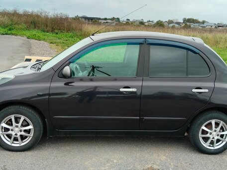 2009 Nissan Micra III (K12), фиолетовый, 560000 рублей, вид 2
