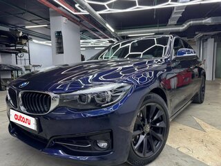 2018 BMW 3 серии Gran Turismo 320d xDrive VI (F3x) Рестайлинг, синий, 3000000 рублей, вид 2