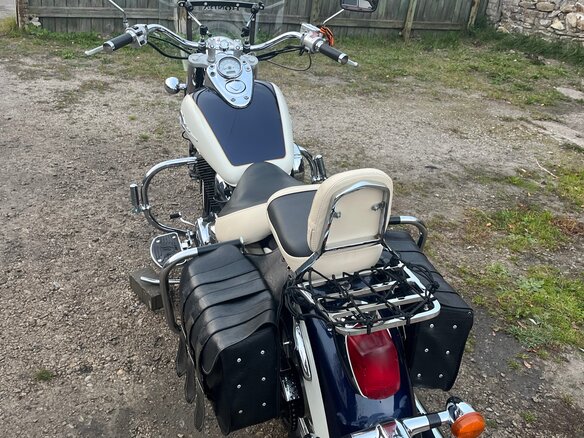 1999 Honda Shadow 400, бежевый, 325000 рублей - вид 6