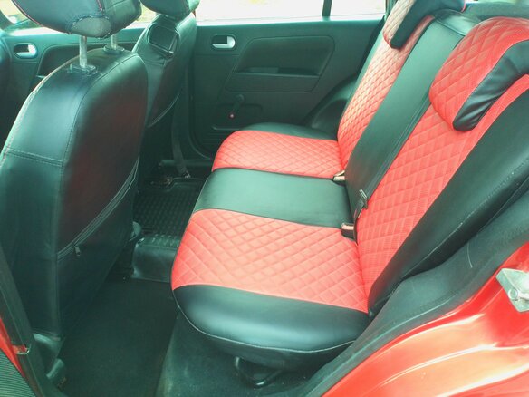 2008 Ford Fusion I Рестайлинг, красный, 370000 рублей - вид 16