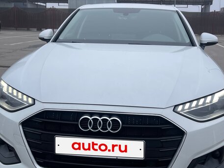 2021 Audi A4 35 TFSI V (B9) Рестайлинг, белый, 3100000 рублей, вид 3