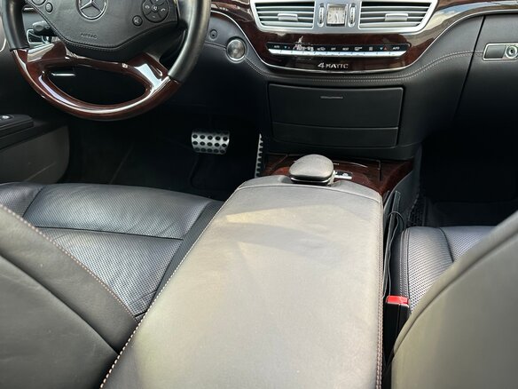 2012 Mercedes-Benz S-Класс 500 Long V (W221) Рестайлинг, чёрный - вид 6