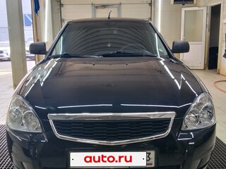 2014 Lada (ВАЗ) Priora I Рестайлинг, чёрный, 270000 рублей, вид 2