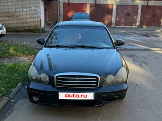 2007 Hyundai Sonata ТагАЗ IV (EF) Рестайлинг, чёрный, 215000 рублей, вид 1