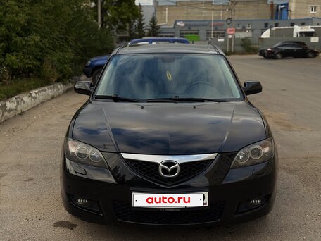 2008 Mazda 3 I (BK) Рестайлинг, чёрный, 620000 рублей, вид 3