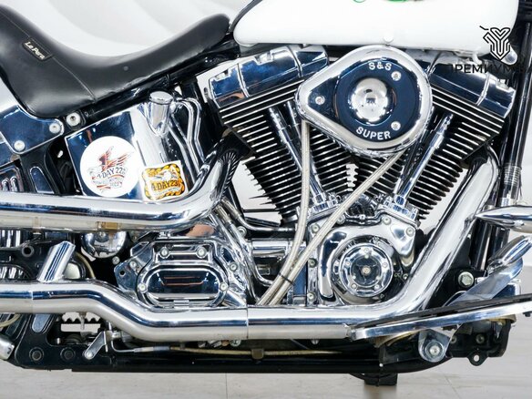 2005 Harley-Davidson Fat Boy, белый, 805000 рублей - вид 9