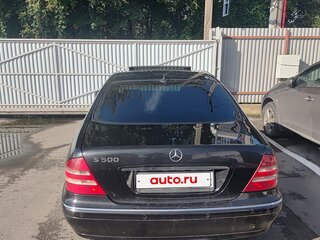 2002 Mercedes-Benz S-Класс 500 Long IV (W220) Рестайлинг, чёрный, 650000 рублей, вид 5